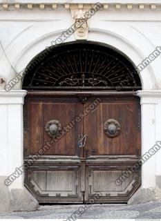 door double wooden ornate 0009
